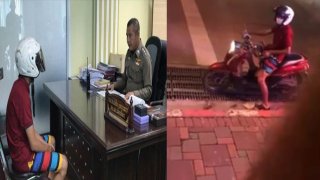 "หนุ่มหื่นสไลด์หนอนโชว์" บนจักรยานยนต์ ให้สาวพีอาร์ดู กลางเมืองพัทยา