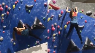 สาวแกร่งโชว์ปีนผาไม่ใส่เซฟตี้ กลับพบจุดจบที่ต้องจำจนวันตาย