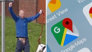 หนุ่มลิเวอร์พูลเล่นพิเรนทร์ถอดกางเกงโชว์กล้อง Google Street View