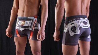 ไม่มีเข็มขัดก็ &lsquo;เฮนชิน&rsquo; ได้ด้วยกางเกงในเฮเซคาเมนไรเดอร์ : BANDAI-FASHION