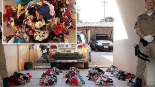 ตร.บราซิลบุกค้นบ้านชาย อายุ 41 ปี หลักฐานมัดตัวแน่น พบชุดชั้นในสตรีที่ถูกขโมยมา กว่า 1,000 ตัว