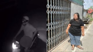 สาวอยู่ในบ้านแทบช็อก เห็นคาตา หนุ่มหื่นสุดจัดแหย่ อวัยวะเพศ เข้ามาตรงช่องประตู