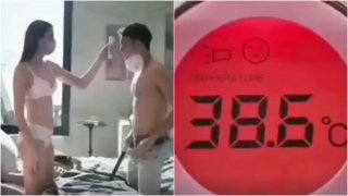 สวรรค์ล่ม!! หนุ่มโดนสาวตรวจโควิด 19 ก่อนทำกิจกรรมรัก พบพุ่งพรวด ทะลุ 38 องศาฯ
