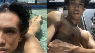 แม่ก็คือแม่ เต้ กันตนา สลัดผ้าเล่นน้ำ ปล่อยซีนเปลือยบั้นท้าย