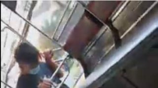 โรคจิต!! หนุ่มช่วยเหลือตัวเองบนรถสองแถวโชว์เด็กนักเรียน