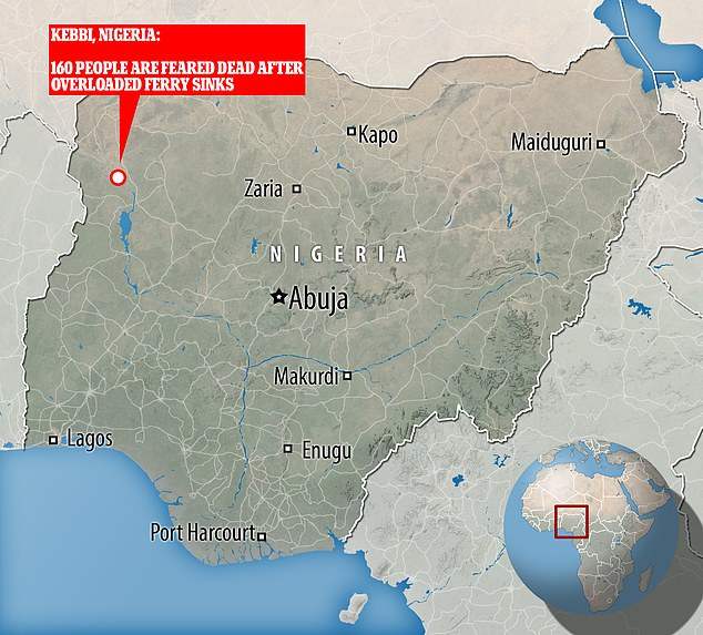เกิดเหตุเรือข้ามฟากไนจีเรียล่ม