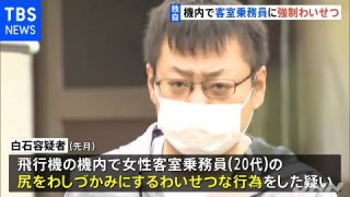 ชายญี่ปุ่นถูกจับหลัง ลวนลามแอร์โฮสเตส บนเครื่องบิน