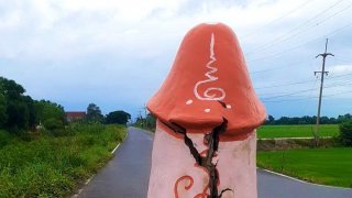 ร้าวแล้ว..ลึงค์ขอฝน ตั้งได้อาทิตย์เดียว ชาวบ้านยังหวังฝนช่วยการเกษตร🌧