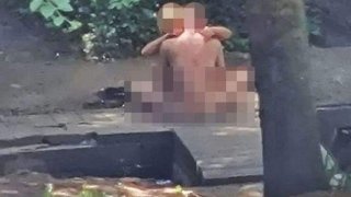 คู่รักเปลือยกายและมีเพศสัมพันธ์กันกลางสวนสาธารณะในเวลากลางวันแสกๆ