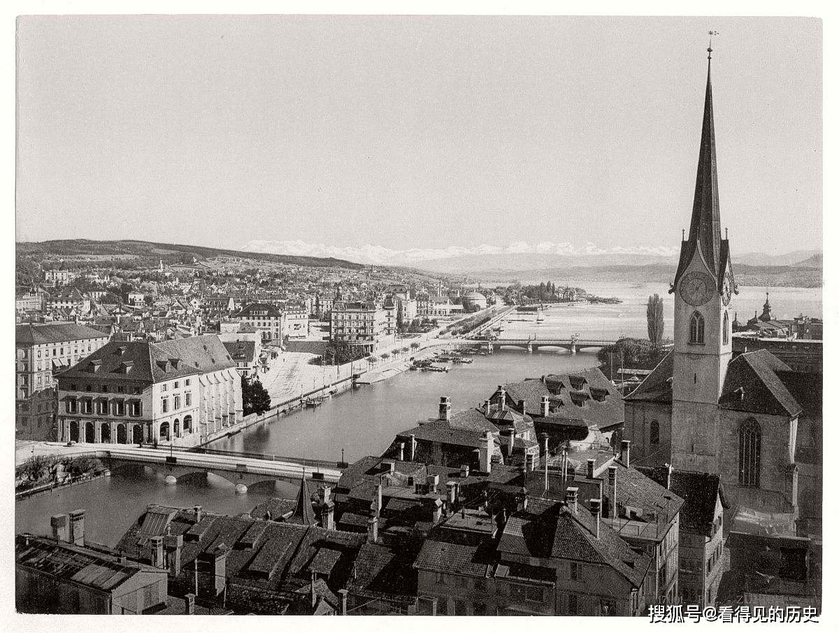 เมืองซูริก สวิตเซอร์แลนด์ในคริสต์ศตวรรษที่ 19 พัฒนาขึ้นเยอะเลย