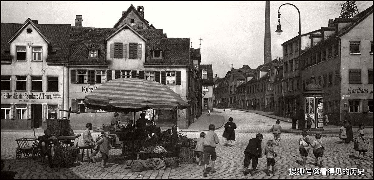 นูเรมเบิร์ก เยอรมนีเมื่อร้อยปีที่แล้ว เมืองเก่ายุคกลาง