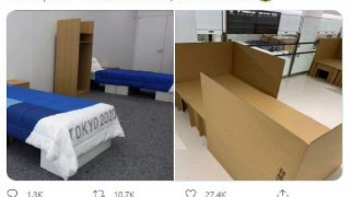 มีข่าวเท็จว่า: นักกีฬาในหมู่บ้านโอลิมปิก โตเกียวใช้ 'เตียงกระดาษเพื่อขัดขวางการมีเพศสัมพันธ์ของนักกีฬา'