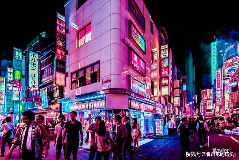 ทิวทัศน์ที่สวยงามของกรุงโตเกียว ประเทศญี่ปุ่น ยามค่ำคืน