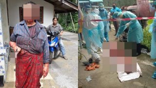 ผัวเฒ่าขี้หึง กระโดดถีบมีดฟันเมีย พลาดท่า เจอเมียสวน แทงไม่ยั้งร่างพรุนดับคาบ้าน