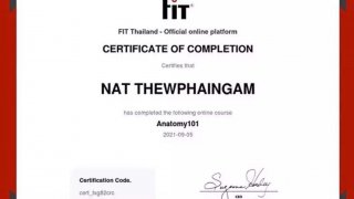 ไม่ได้โชว์เล่นๆ! "นัท ทิวไผ่งาม" ได้ใบรับรองสถาบันด้านกล้ามเนื้อ หลัง "ออกกำลังกาย จนได้ซิกซ์แพ็กสุดแซ่บ"