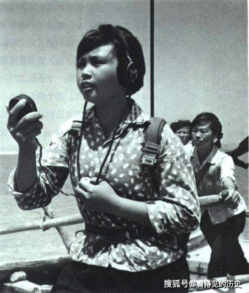 ภาพถ่ายปี 1970 กองทหารหญิงในการป้องกันชายฝั่งของฝูเจี้ยน