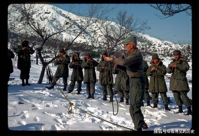 การฝึกทหารฤดูหนาวของกองทหารสหรัฐที่ประจำการอยู่ที่เกาหลีใต้ในปี 1964