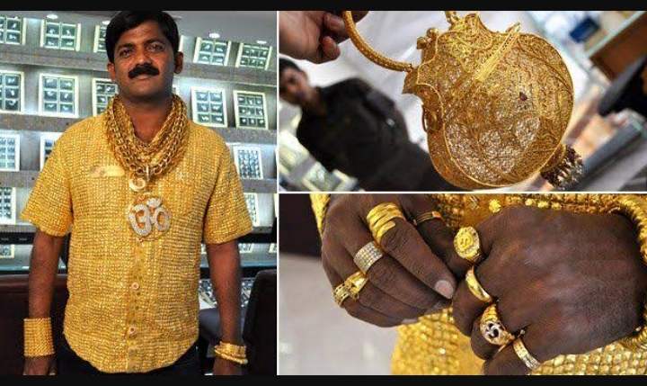 ไม่หล่อแต่รวยมาก Datta Phuge ผู้มั่งคั่ง เจ้าพ่อเงินกู้ เศรษฐีอินเดียทำเสื้อทองคำ มัดใจหญิง