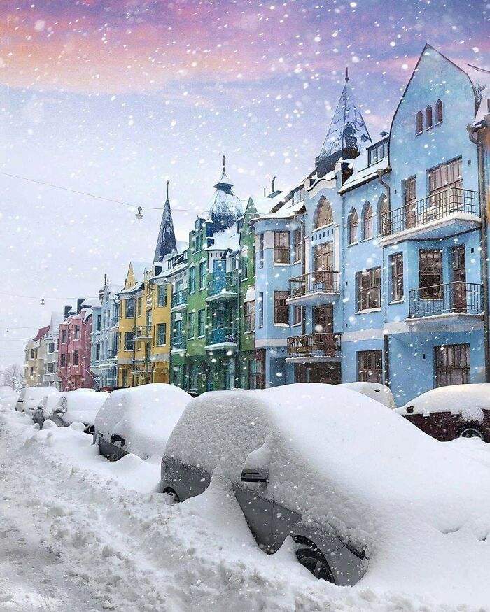❄ชวนดูอีก 50 ภาพสวยๆ หิมะและหิมะ!☃️