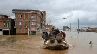 เกิดฝนตกหนักและน้ำท่วมฉับพลันในอิหร่าน
