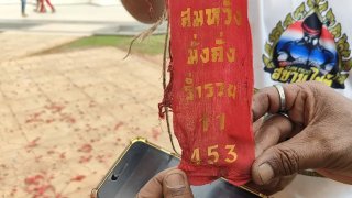 ส่องหางประทัดบวงสรวงพุทธาภิเษก&ldquo;พระปิดตาพังพระกาฬ รุ่นสร้างโบสถ์ บันดาลโชค โภคทรัพย์ เฮง ปัง ดัง รวย &ldquo;
