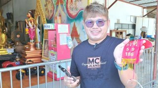 พลังศรัทธา "ไอ้ไข่" วัดโปรยฝน: คนดวงเฮงแห่แก้บนหลังรับทรัพย์หลักแสน พร้อมเปิดเลขเด็ดงวดใหม่