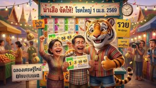 "น้าเสือจัดให้" แนวทางรวยงวดประจำวันที่ 1 เมษายน 2569