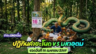 เจาะเลขเด็ดปฏิทินคำชะโนด VS มหาอุตม์ งวดวันที่ 16 เมษายน 2569...คอหวยต้องห้ามพลาด