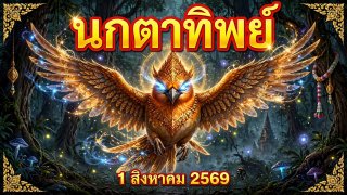 เลขนำโชค "นกตาทิพย์" ประจำวันที่ 1 สิงหาคม 2569