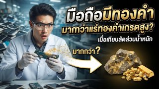 มือถือมีทองคำมากกว่าแร่ทองคำเกรดสูง?