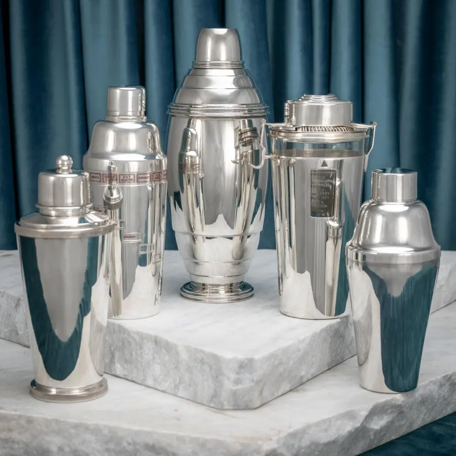 Polished Silver Plated Cocktail Shaker
&ndash; Bentleys London