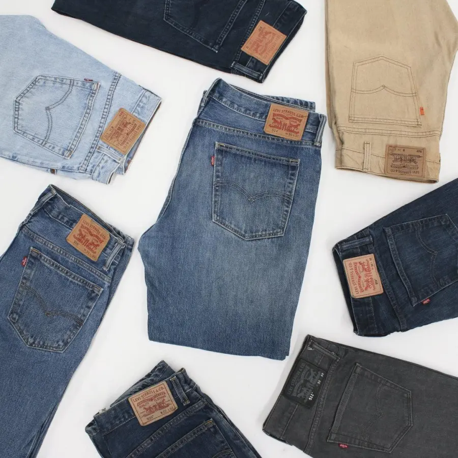 Vintage Wholesale Levi's, Lee, Wrangler Jeans Mix 20KG Box
– Rag King Vintage Wholesale