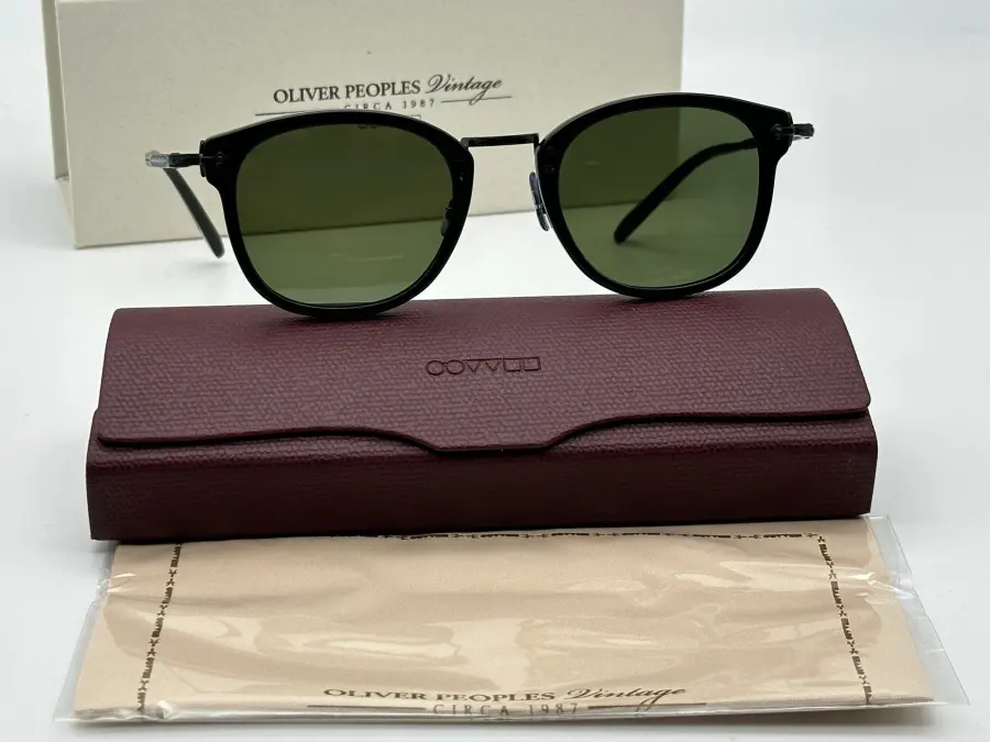 Oliver Peoples OP 506 49mm OV 5350S Semi-Matte Black Green
&ndash; Shade Review Store