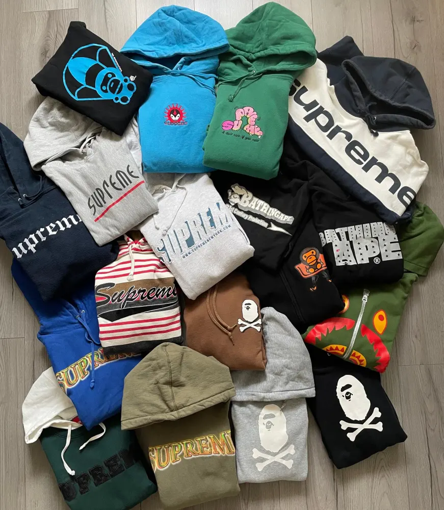 Supreme & Bape Hoodie Wholesale Box | x25 Authentic Classic Hoodies
&ndash; SARUGENERAL