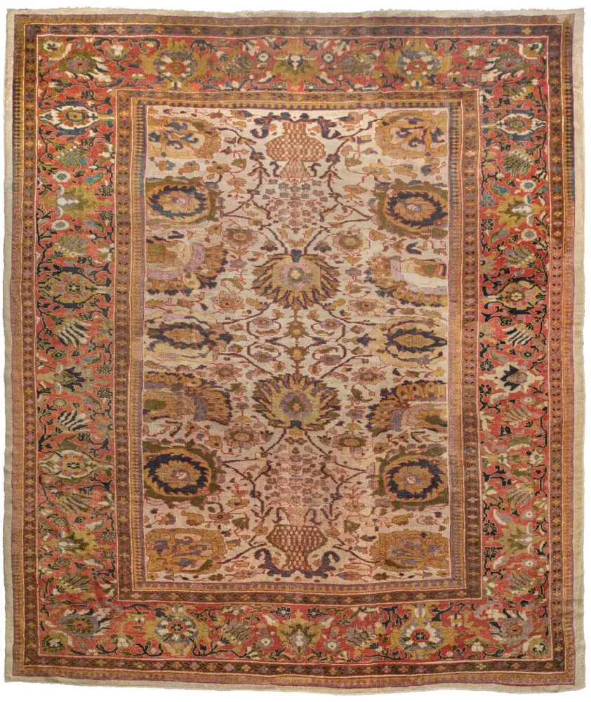 Antique Ziegler Sultanabad Rug - 12'3 x 14'6
&ndash; HEIRLOOM