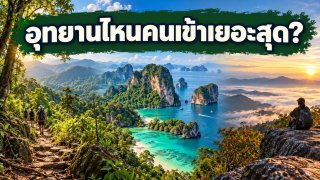 ปีหนึ่งอุทยานแห่งชาติไทยแห่งไหนมีคนไปมากที่สุด?