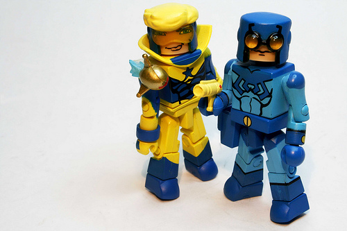 Booster Gold & Blue Beetle by R_O_B_O.
