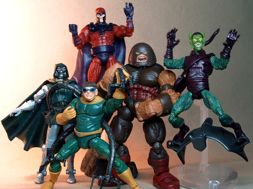 Super Hero Showdown Villains by R_O_B_O.