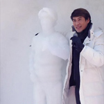 พี่เบิร์ด  สุดปลื้ม   ญี่ปุ่นแกะสลักรูปตัวเอง