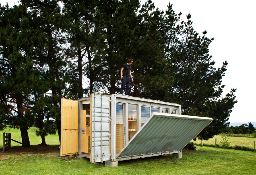 idea container house wooden cool (5)