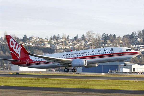 Boeing Delivers Next-Generation 737 to China United Airlines