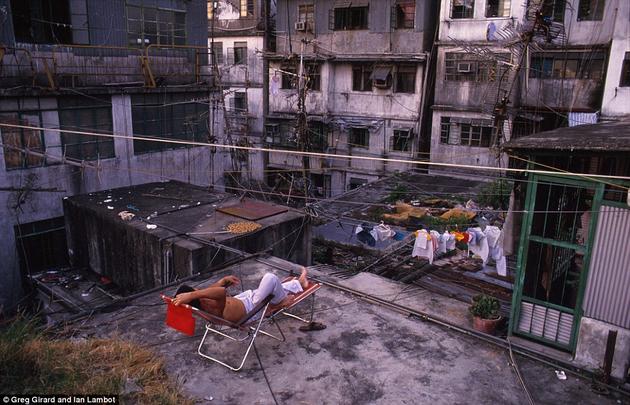 Rooftops of Kowloon Walled City