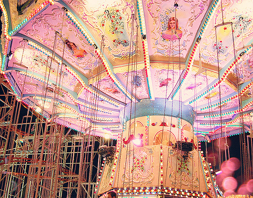 beautiful, bokeh, carnival, carousel