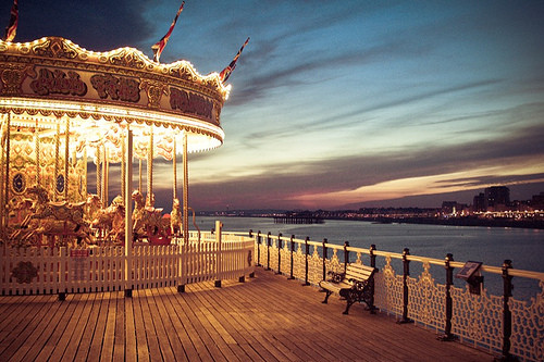 antique, architecture, beach, beautiful, bench, boardwalk