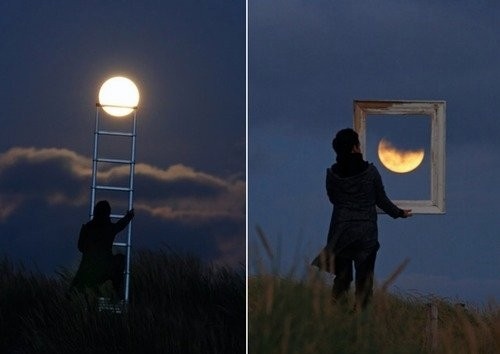 art, beautiful, blue, capture, capturing moon, cool