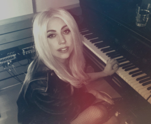 photography, Lady gaga, mother monster, piano, vintage