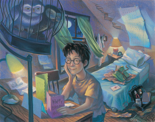 ภาพวาดที่ไม่ได้เผยแพร่ จากหนังสือ Harry Potter