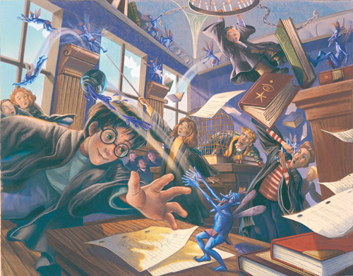 ภาพวาดที่ไม่ได้เผยแพร่ จากหนังสือ Harry Potter