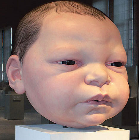 Rob Muuk ประติมากรรมเหมือนจริง ของ Ron Mueck