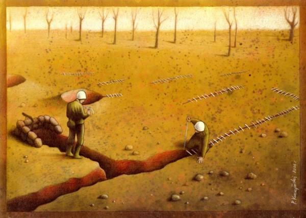 zz80 600x427 Satiric Artworks by Pawel Kuczynski